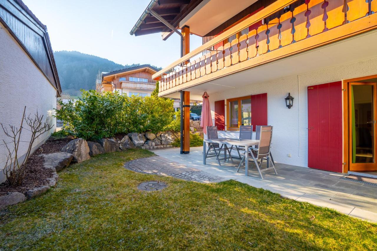 Alpenliebe Ferienwohnung Ofterschwang Exteriör bild